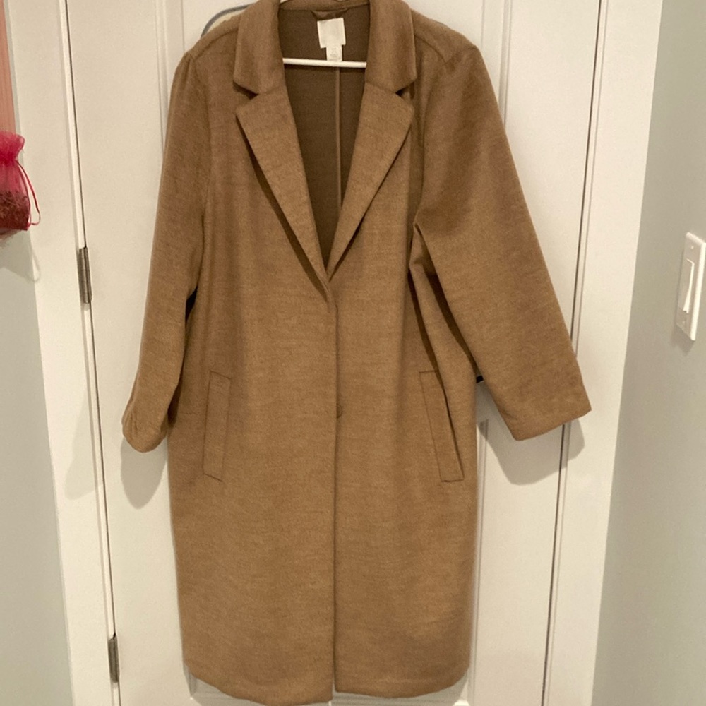 Coat Camel H&M Size XL